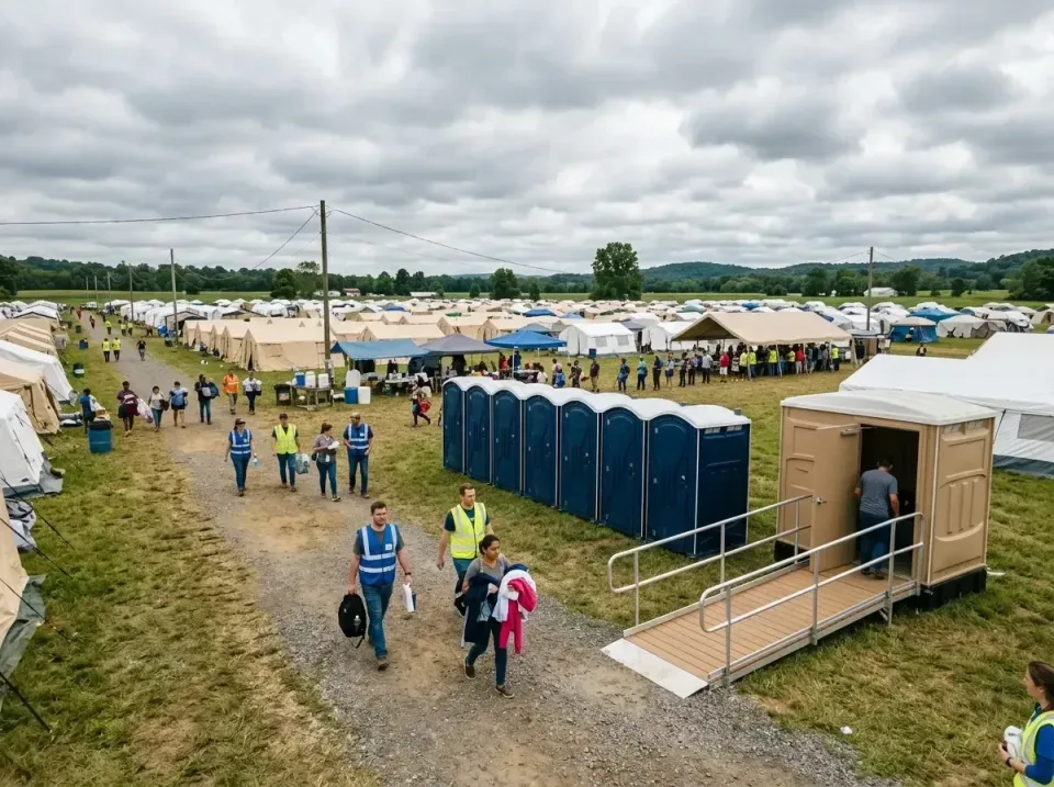 disaster-relief-camp-restrooms-010 — frequently asked questions, Dumpster & Portable Bathrooms Rental in Sugar Grove, IL